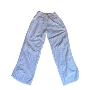 SEASPICE Women's Vintage White Peruvian Cotton Smock Waist Relaxed Resort LARGE